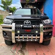 Toyota Hilux Chrome Black Nudge Bar - 4