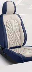 Beige & Black 5 Seater Car Seat Covers - 2