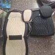 Beige & Black 5 Seater Car Seat Covers - 5