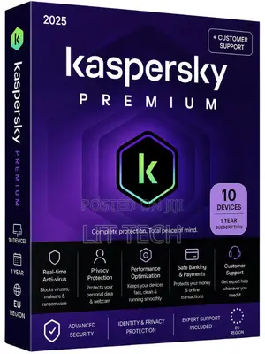 Kaspersky Premium + Support | 10 Devices | 1 Year | ESD Key