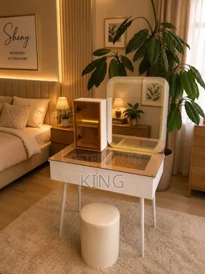 Ideal Vanities Dressing Table yenye Mwanga - Mpya Kabisa