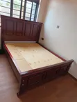 Kitanda cha Mbao Ngumu - 2