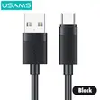 USAMS USB-A kwa Type-C Fast Charging Cable (18W, 1m) - 1