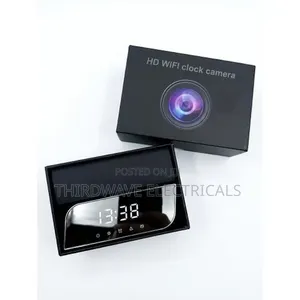 Discreet Digital Clock Security Camera