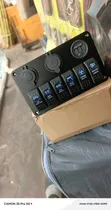 Rocker Switch Panel with 12V Cigarette Lighter & USB Port - 1