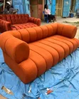 3 Seater Orange Bubble Sofa - 2