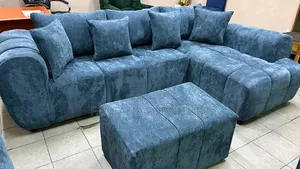 Kochi ya L-Shape ya Bubble ya Viti 5 + Ottoman