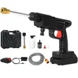 Black Car Pressure Wash Gun na Betri 2 - 1