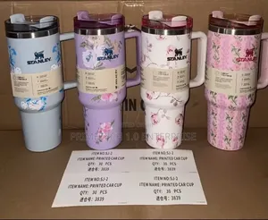 Stainless Steel Floral Stanley Cup - 1.2L