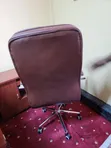 Kiti cha Ofisi cha Brown Leather Executive - 2