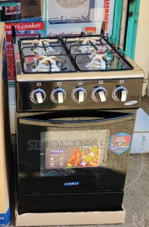 Ecomax 50*55 Cooker 4 Gas na Oven ya Umeme