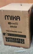 Jiko la Mika 58x58cm Likiwa na Vipikaji 3 vya Gesi + 1 cha Umeme na Oven ya Umeme - 1