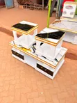Black, White and Gold Marble Coffee Table - 2