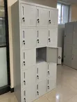Boss Office Products Kabati la Maduka 15-Compartment la Chuma - 2