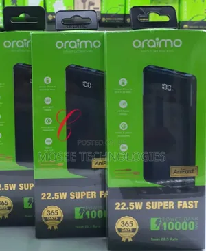 Oraimo Toast 22.5W Fast Charging Power Bank 10000mAh