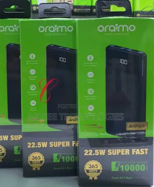 Oraimo OPB-7100Q 10000mAh 22.5W Power Bank ya Kuchaji Haraka