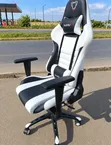 Boss Office Products Kiti cha Michezo - Nyeusi na Nyeupe - 3
