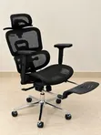Kiti cha Ofisi cha Ergonomic chenye Footrest - 1