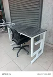 Gstand and Black Mesh Chair - 2