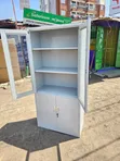 Boss Office Products Metallic Office Cabinet - 1
