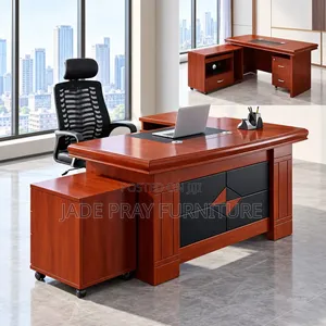 Boss Office Products Executive Office Desk, 1.6m